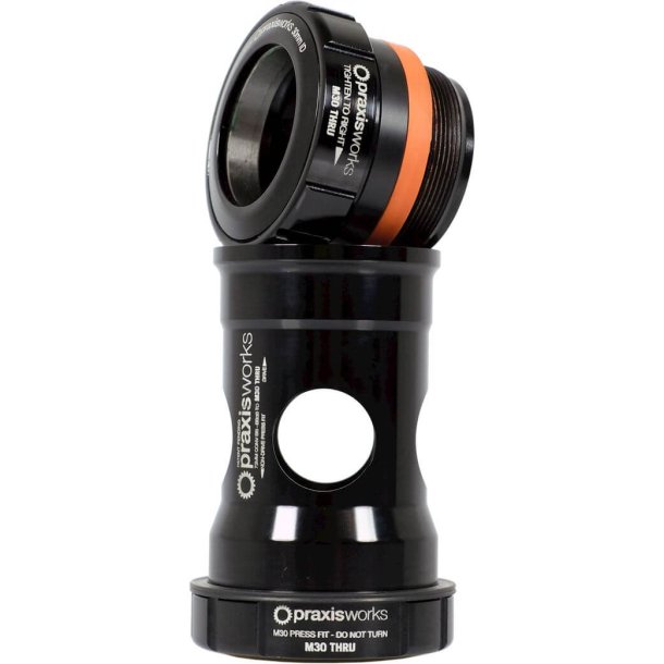 Praxis Krankboksadapter M30-thru BB30 PF30 MTB 73mm