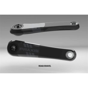Praxis E-race kranks�t carbon Etor spline 165 mm (Fazua R60