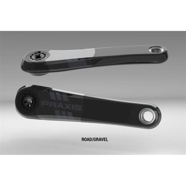 Praxis E-race kranks�t carbon Etor spline 165 mm (Fazua R60