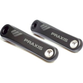 Praxis elcykel pedalarme s�t carbon Specialized isis/spline 165m