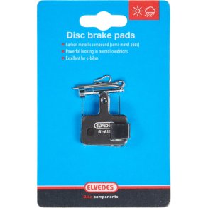  Elvedes skivebremseklods Shimano BR-M525 metallic carbon