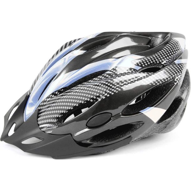 Mirage cykelhjelm Allround str. 53-58 sort/slv carbon