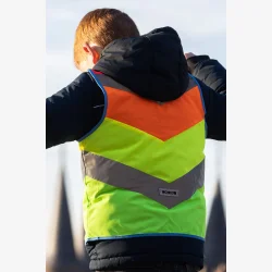 Wowow Rainbow reflekterende vest til b�rn - multicolor - S