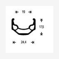 Ryde flg 26" ZAC19 sort 24.4mm 32/14