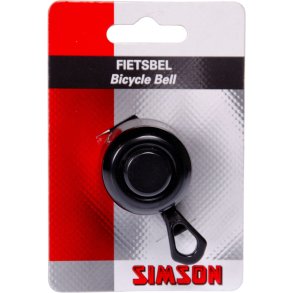 Simson rinkeklokke til cykel Compact sort