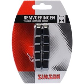 Simson bremseklods Rubber V-Br (2)
