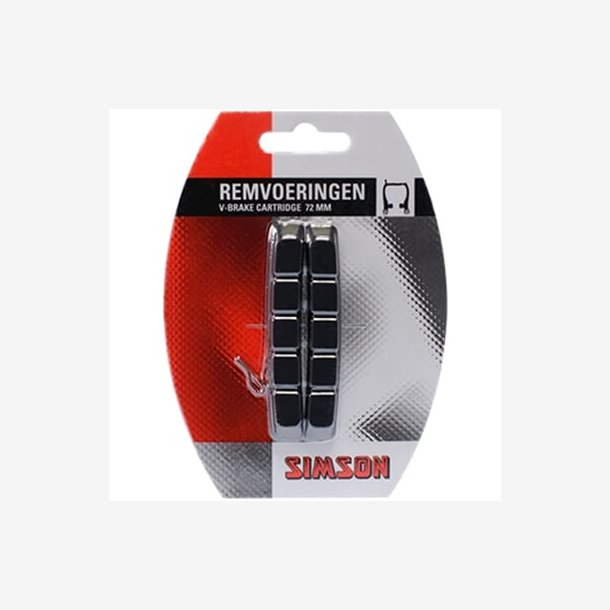 Simson bremseklods Rubber V-Br (2)