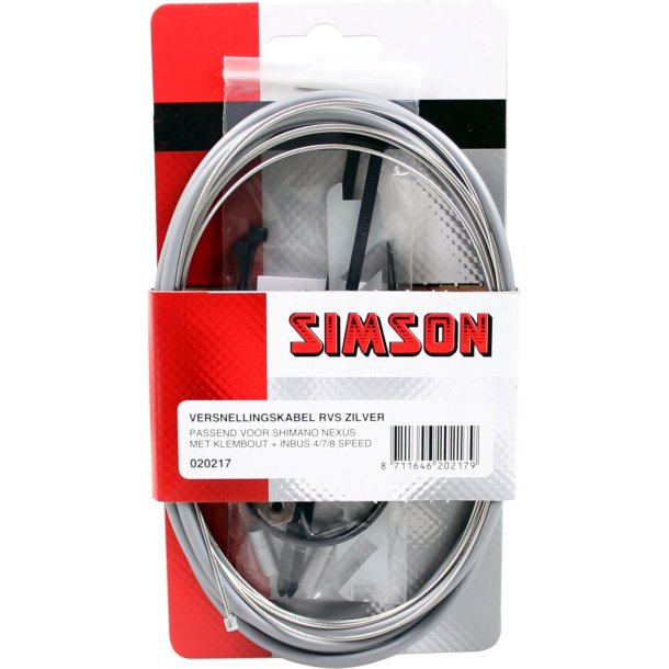 Simson Speed ??Cable Nexus rustfrit stl zi