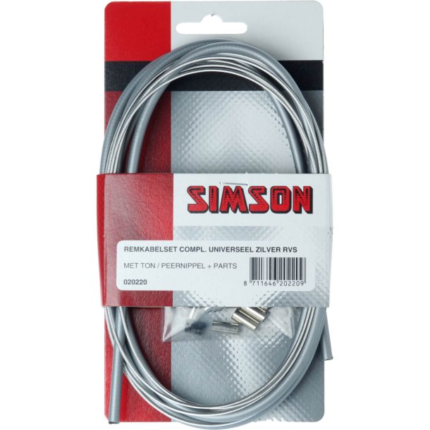 Simson bremsekabel uni cpl rustfrit stl zi