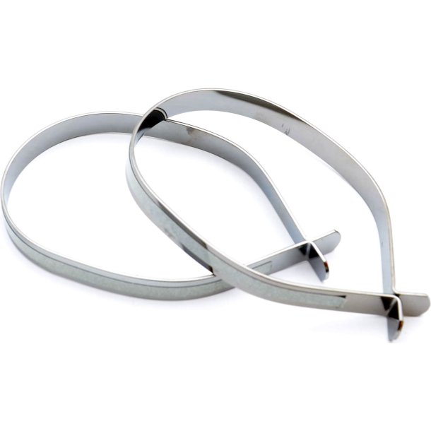 Simson metal bukseklips med refleksion