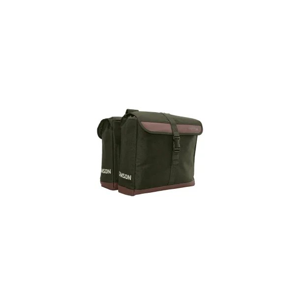 Simson dobbelt cykeltaske Urban olivengr�n 35L