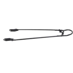 Skrmstiver med kofanger/bumper med 6 mm beslag 28" mst sort