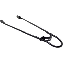 Skrmstiver med kofanger/bumper med 6 mm beslag 28" mst sort