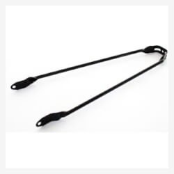 Sk�rmstiver 28" klodsbeslag 6 mm bl�