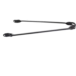 Skrmstiver 28" beslag 6 mm mat sort