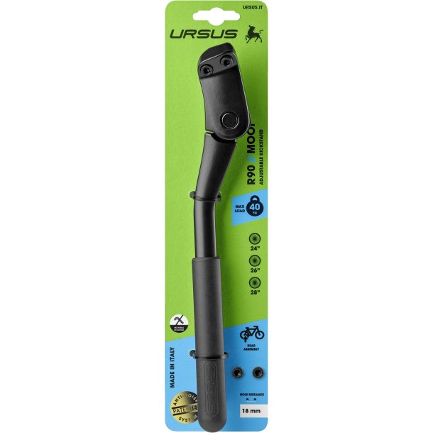 Ursus standard R90 Mooi+ baggaffel 18mm sort