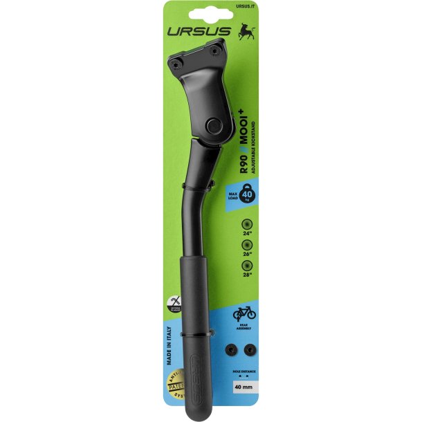 Ursus standard R90 Mooi+ baggaffel 40mm sort
