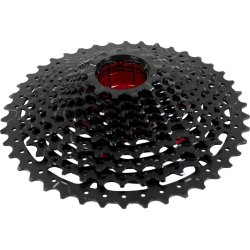 Sunrace kassette 11 speed 11-42 sort/r�d