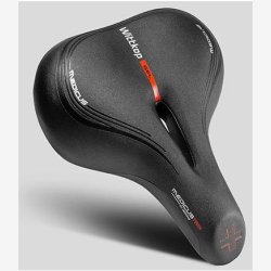 Cykelsadel Wittkop Twin Medicus 3.0 gel City/Trekking - sort