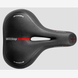 Cykelsadel Wittkop Twin Medicus 3.0 gel City/Trekking - sort