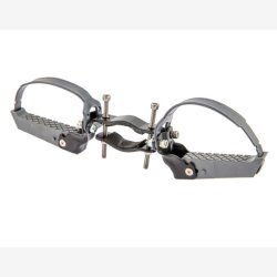 Ekstra sadel til barn til cykelramme Mirage Jantje inkl. fodsttter universal - sort