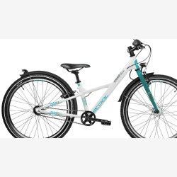 S'COOL XXlite SL 24" 7-gear letvgts cykel i aluminium, frilb - hvid/bl