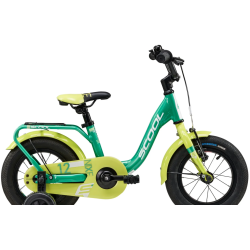 niXe 12" brnecykel - aluminiums ramme, fodbremse - grn