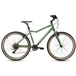 26" letvgts alu cykel ACADEMY GRADE 6 med 8-gear - oliven grn