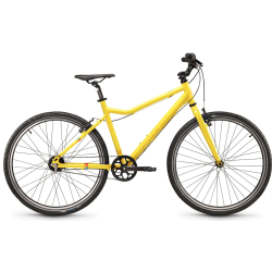 26" letvgts alu cykel 7 gear ACADEMY GRADE 6 Belt - med remtrk - gul