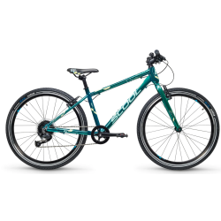 liXe 26" ultralet cykel 9-gear, ramme hjde 31 cm - mrkegrn