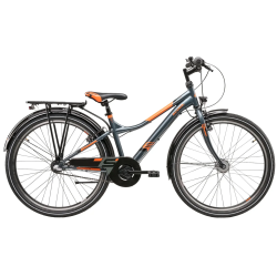Urban Steel Ltd 26" cykel med 3 gear, fodbremse - mrkegr/orange