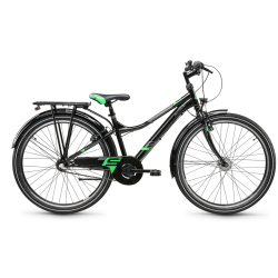 Urban Steel Ltd 26" cykel med 3 gear, fodbremse - sort/grn