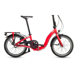 20" foldecykel med lav indstigning COAST Lowtide No. 01 3-gear, fodbremse - rd