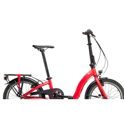 20" foldecykel med lav indstigning COAST Lowtide No. 01 3-gear, fodbremse - rd