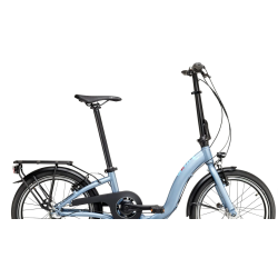 20" foldecykel med lav indstigning COAST Lowtide No. 01 3-gear, fodbremse - bl