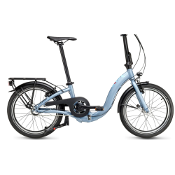 20" foldecykel med lav indstigning COAST Lowtide No. 01 3-gear, fodbremse - bl