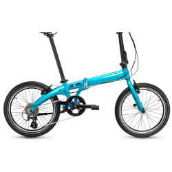 20" foldecykel COAST Hightide 8-gear No. 04 - himmelbl�