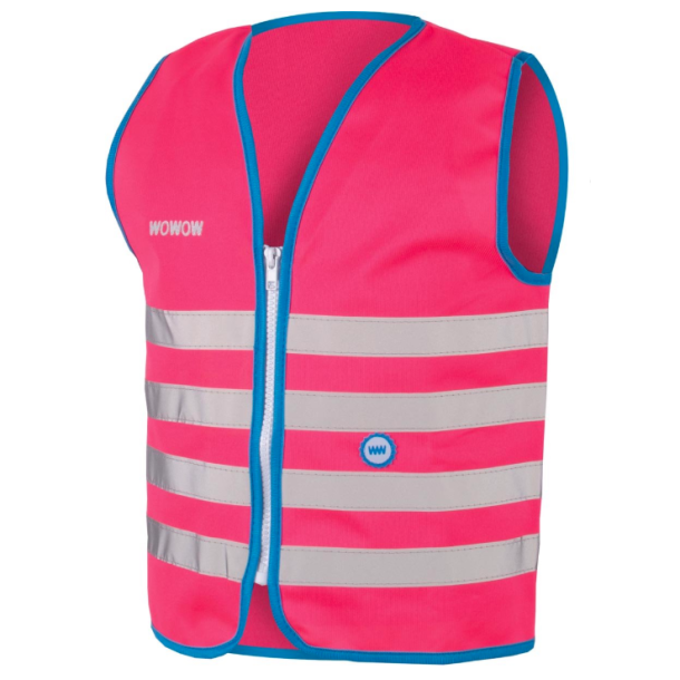 Wowow reflekterende vest til b�rn M - pink