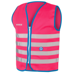 Wowow reflekterende vest til b�rn L - pink