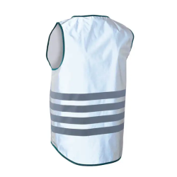 Wowow Big Fun Full Reflective fuld reflekterende vest XXL - s�lv/gr�