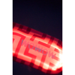 Wowow Stardust Snap Wrap med LED-lys - pink