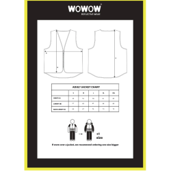 Wowow Rainbow reflekterende vest til b�rn - multicolor - S