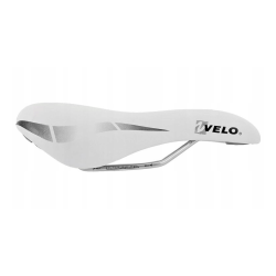 Cykelsadel Velo WideChannel - hvid