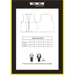 Wowow refleksvest til b�rn Wasabi Green - L