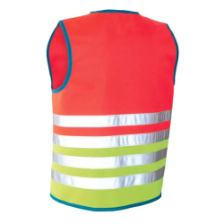 Wowow refleksvest til b�rn Wasabi Red - M