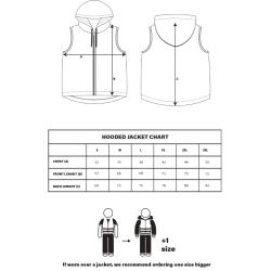 Wowow fuld reflekterende vest med h�tte Cross Hill FR - M