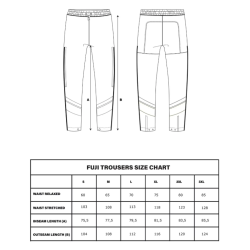 Wowow refleks regnbukser Fuji - M