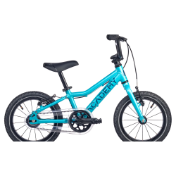 14" letv�gts alu b�rnecykel ACADEMY GRADE 2 Belt - med remtr�k - ocean bl�