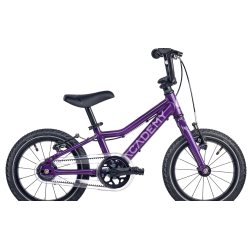 14" letv�gts alu b�rnecykel ACADEMY GRADE 2 Belt - med remtr�k - lilla