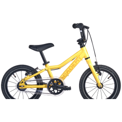 14" letv�gts alu b�rnecykel ACADEMY GRADE 2 Belt - med remtr�k - gul